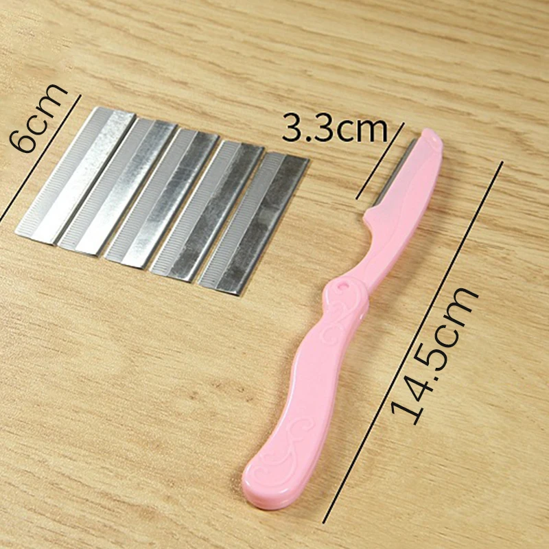 

Eyebrow Brow Shaper Dermaplaning Safe Painless Portable Straight Razor Tool Eye Brow Shaper Face Razor Eyebrow Trimmer