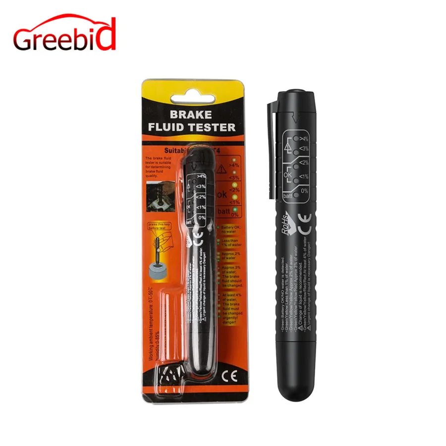 Тестер тормозной жидкости для автомобиля цифровой тестер определения качества
