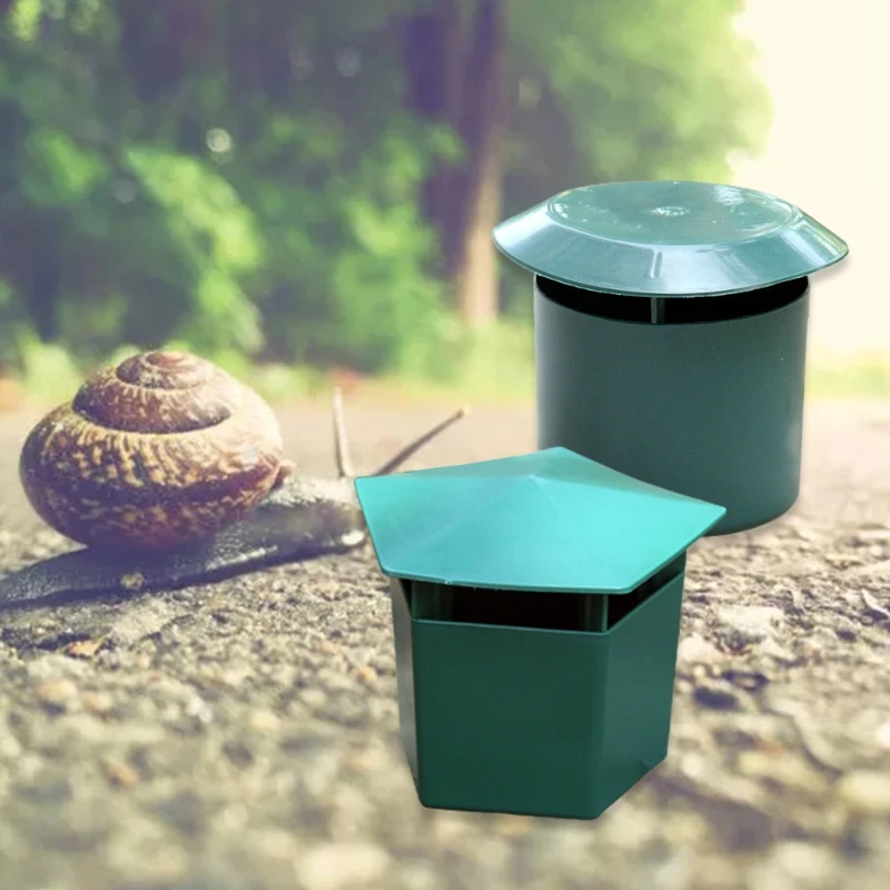 Экологически чистый пластиковый клетка для улитки в виде пятиугольника/круглого