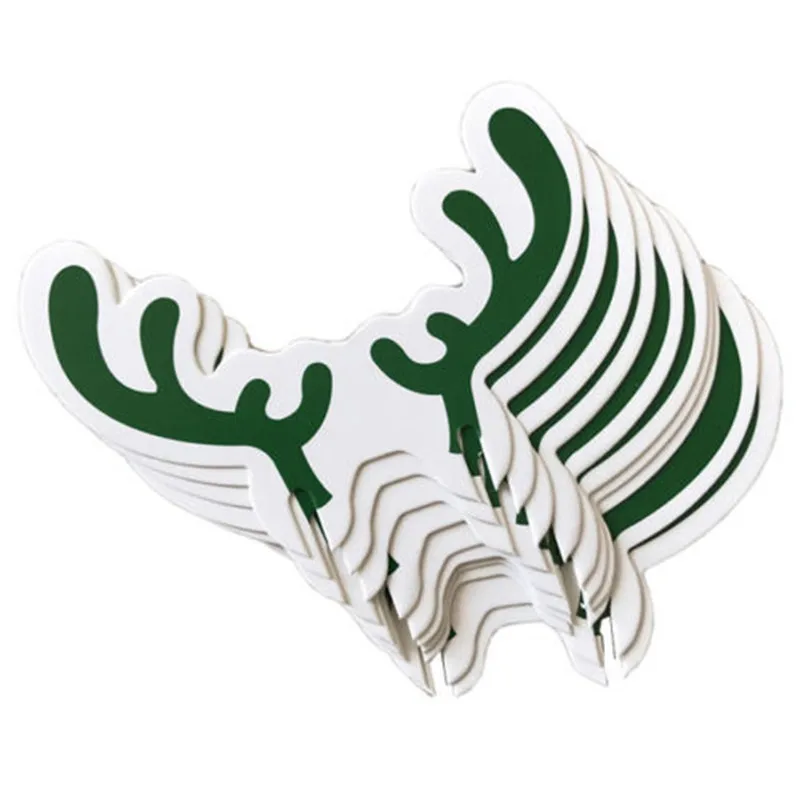 10 шт./партия рождественские украшения для домашнего стола Место карты