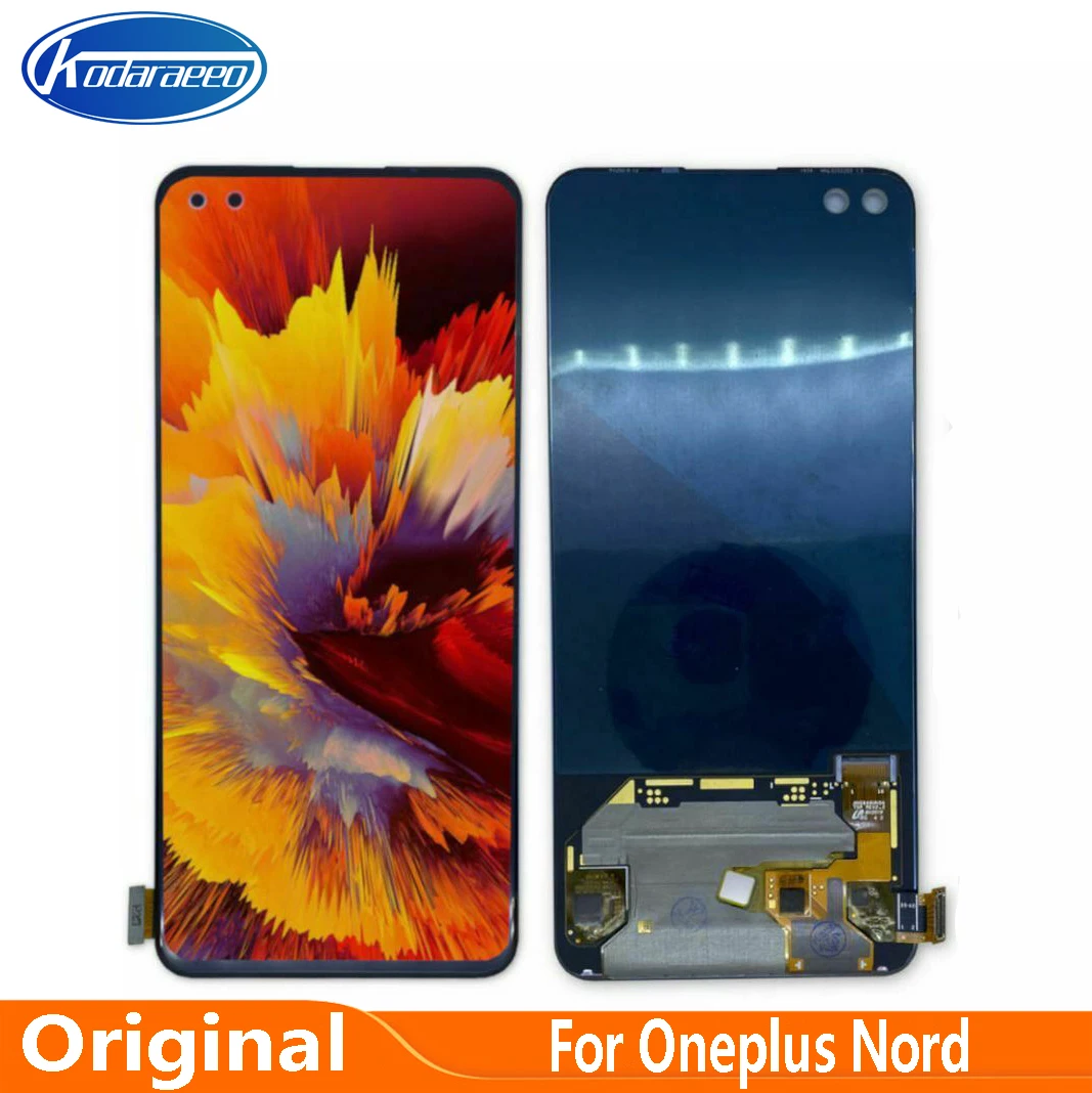 Pantalla LCD de 6,44 "para OnePlus Nord AC2001 AC2003, digitalizador de Panel t&aacute;ctil, pieza Original-0