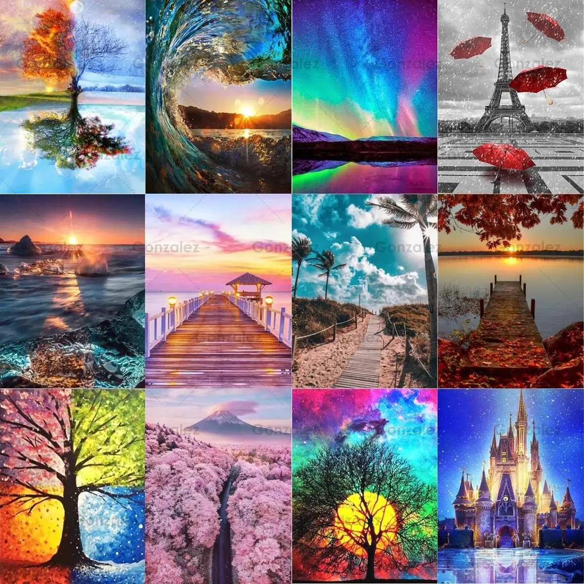 

Seascape Diamond Painting 5D Diy Art Full Drill Scenery Embroidery Mosaic Rhinestone Cross Stitch Sets Home Decoration Gifts