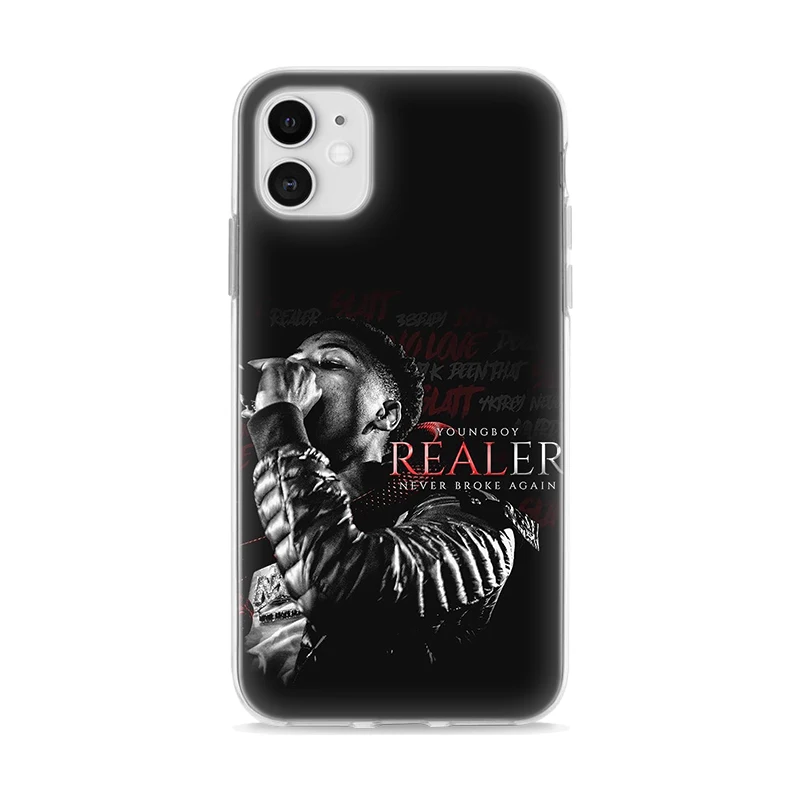 Kentrell Дешон YoungBoy ни разу не ломались снова мягкие чехлы для Apple iPhone 11 Pro MAX X XR XS макс 7