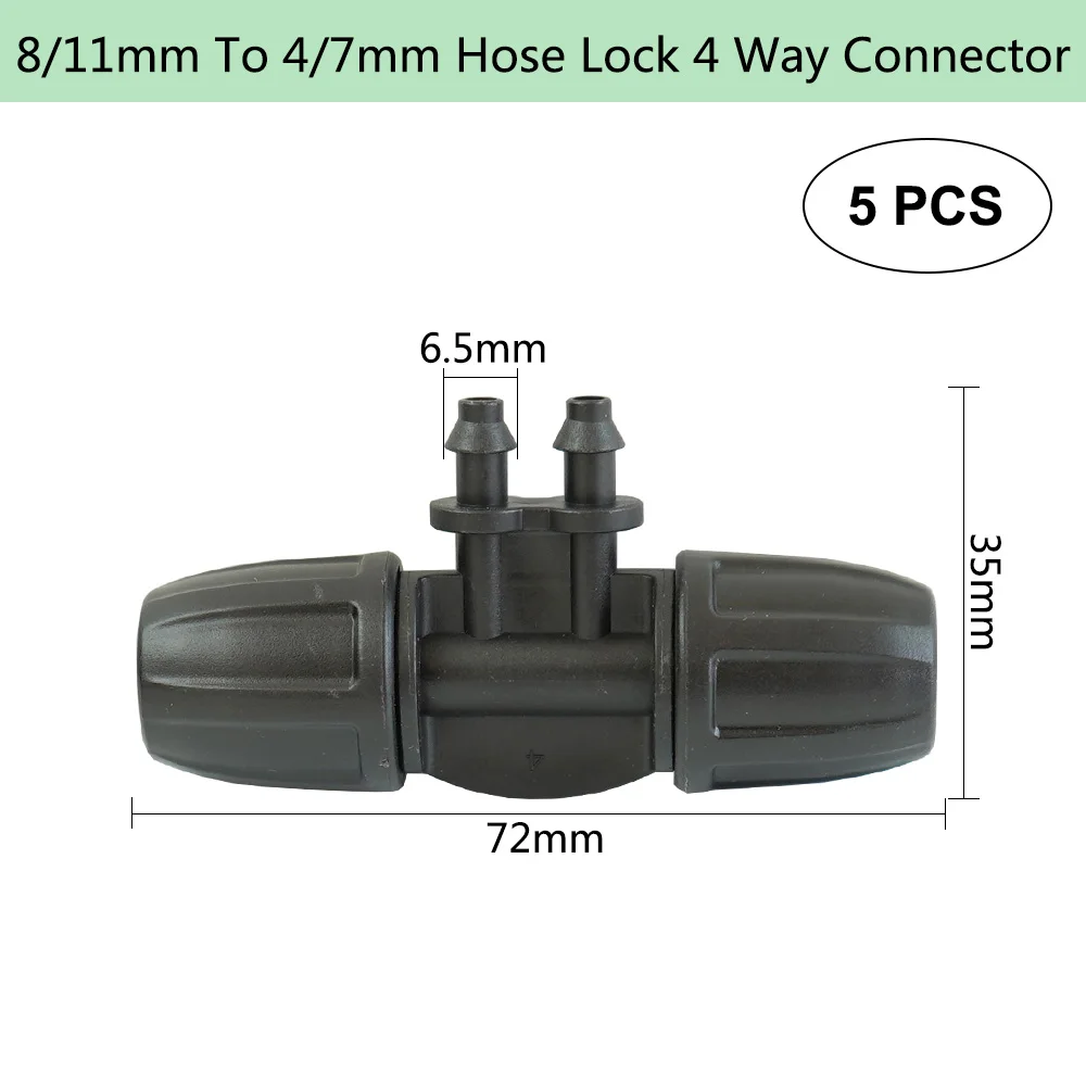 Соединитель для садового шланга полива с двойной зазубриной | Дом и сад