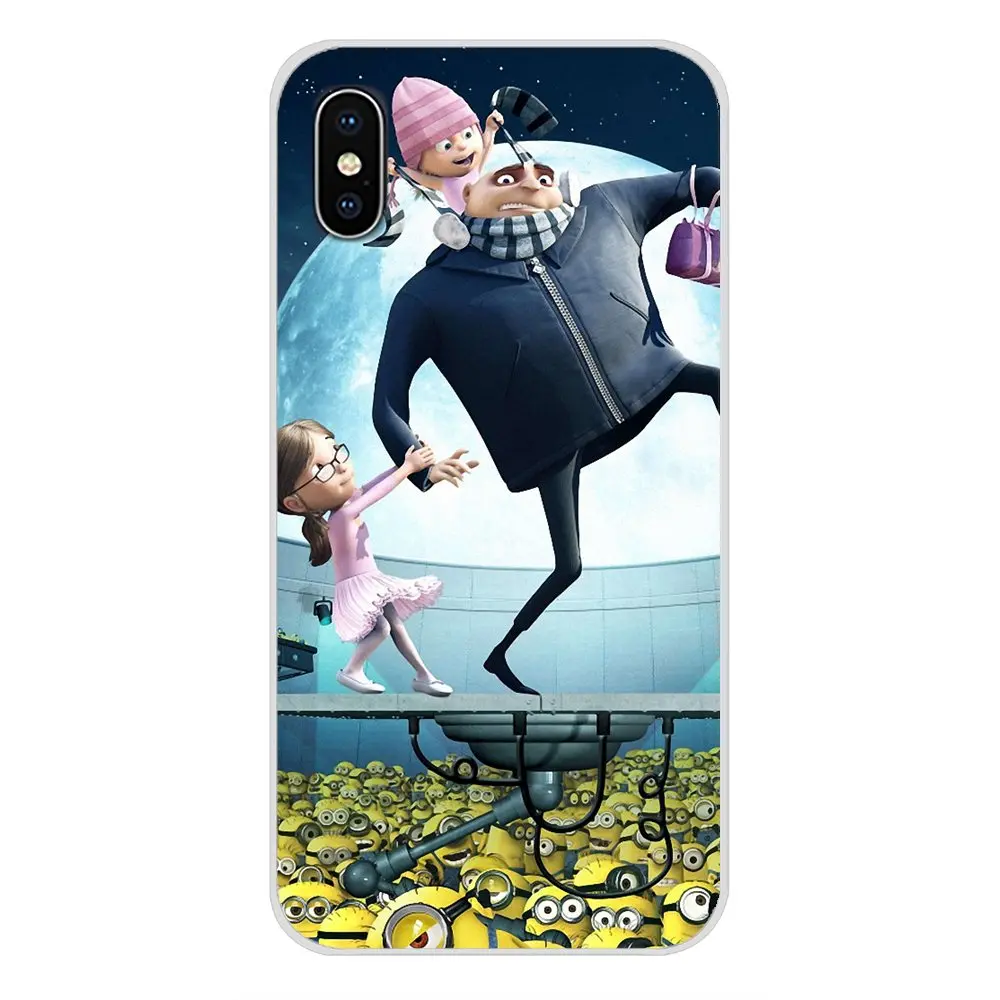 images 4 Для huawei G7 G8 P7 P8 P9 P10 P20 P30 Lite Mini Pro P Smart плюс прозрачная задняя крышка из ТПУ чехла Gru футболка с миньонами для детей; D меня - Цвет: images 4