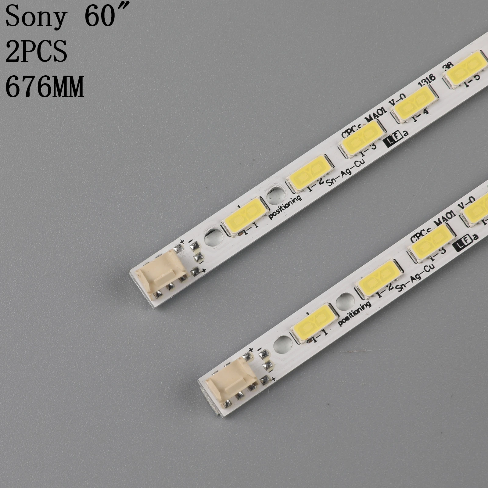 2pcs 676mm LED Backlight Lamp strip 68leds For Sony 60