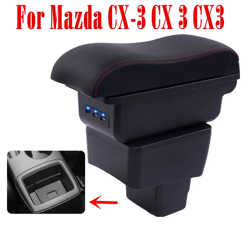 Для Mazda CX 3 CX3 подлокотник коробка центральный магазин содержание Подстаканник