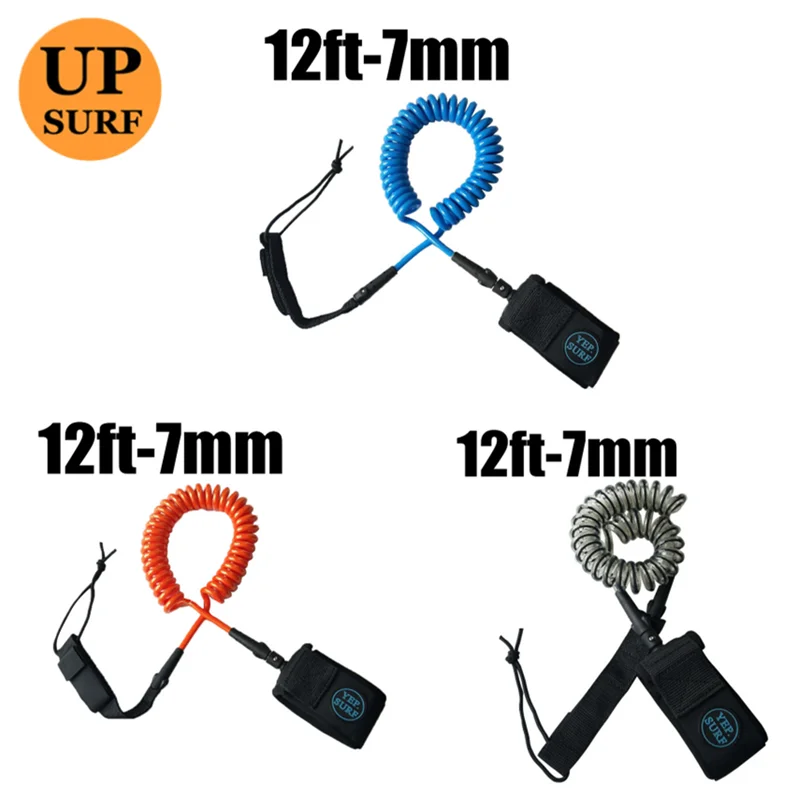 1 шт. неопреновый поводок для доски серфинга 12 футов 7 мм | Спорт и развлечения