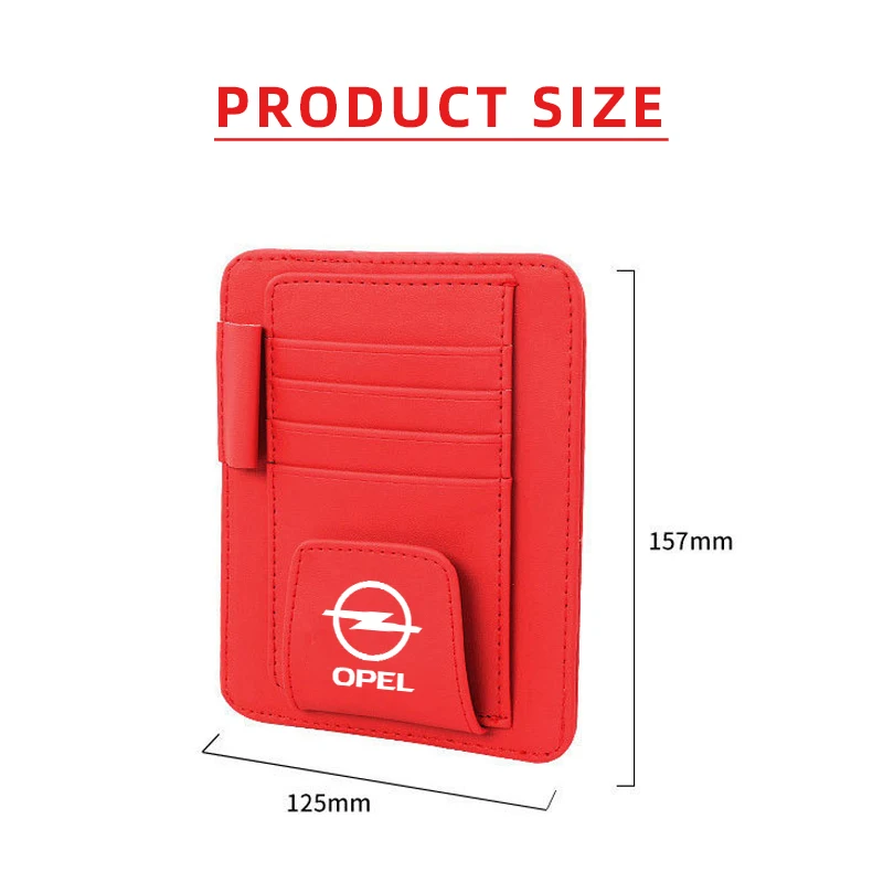 

Car accessories for storage folder sun visor glasses frame business card case glasses holder for Opel Astra J H G K car