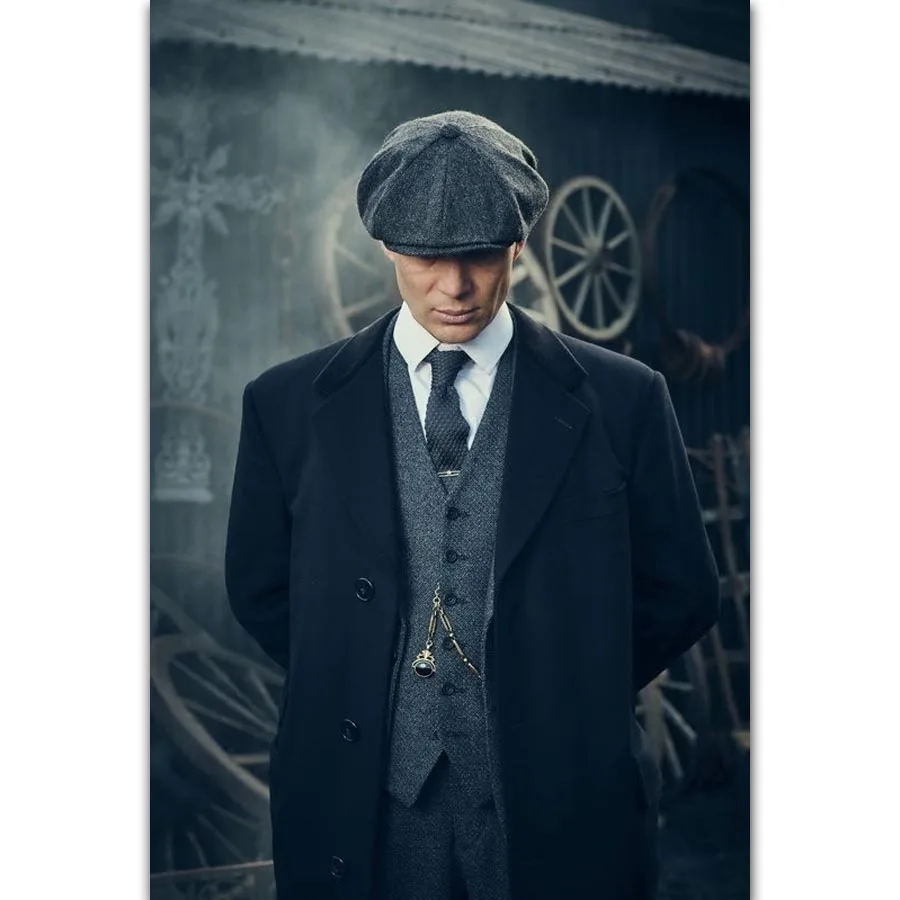 MQ3497 Peaky Blinders Cillian Murphy США ТВ-шоу Серии художественный плакат Шелковый Холст украшение дома стены комнаты картина печать - Цвет: Picture 021