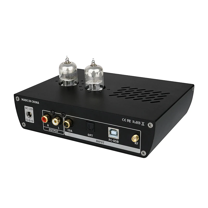 Оптический коаксиальный вход dilvpoet DAC DT-1 XMOS ESS9038Q2M USB Bluetooth 6N3 ламповый усилитель для