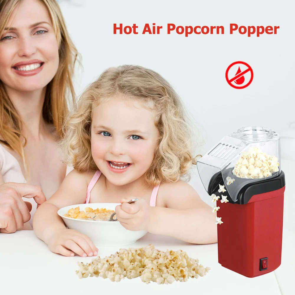 Мини-Попкорн с горячим воздухом машина для попкорна кукурузными ядрами