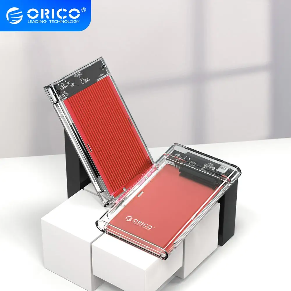 ORICO 2 5 ''SATA к USB 3 1 Gen1 HDD корпус 4 ТБ прозрачный жесткий диск Корпус для SSD Гбит/с