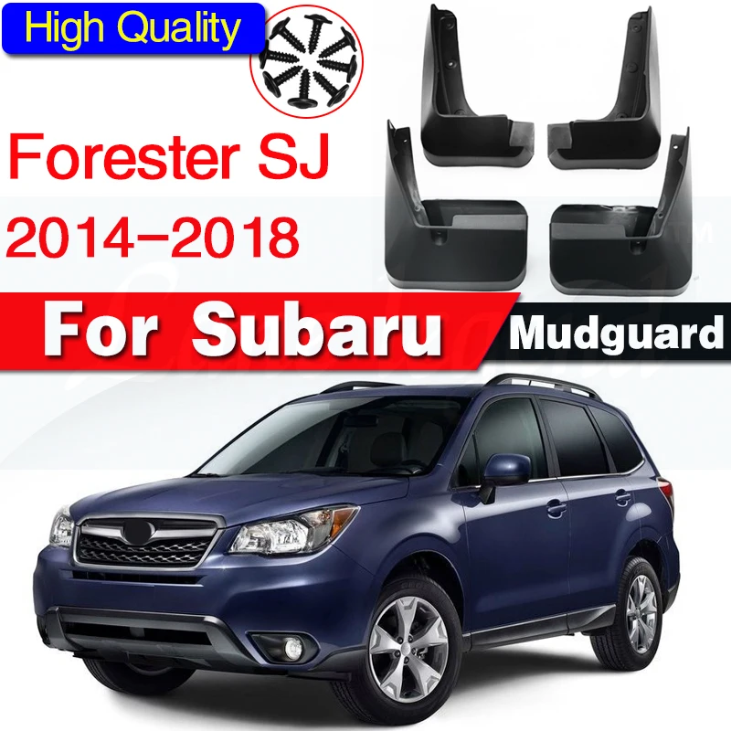 

For Subaru Forester SJ 2014 - 2018 Set Car Mud Flaps Mudflaps Splash Guards Mud Flap Mudguards Fender Front Rear 2015 2016 2017