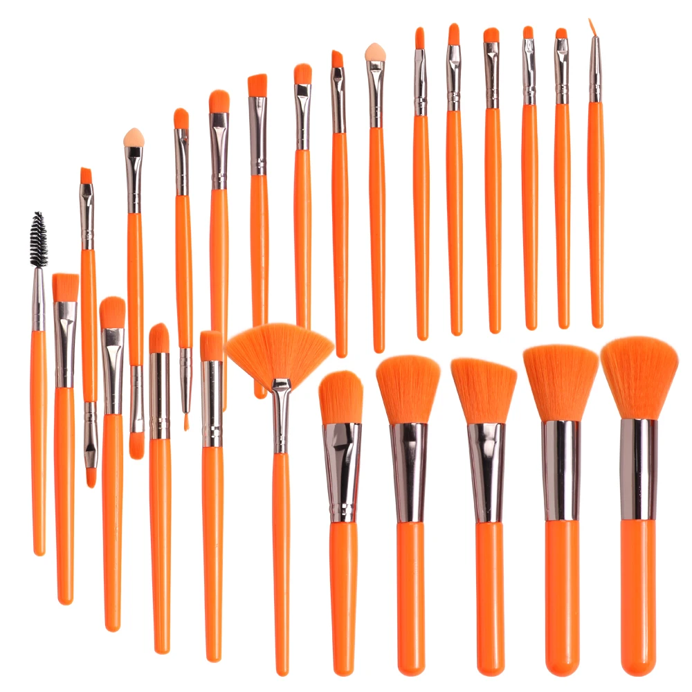 Набор кистей для макияжа 25 шт. натуральный ворс Жидкая основа румяна