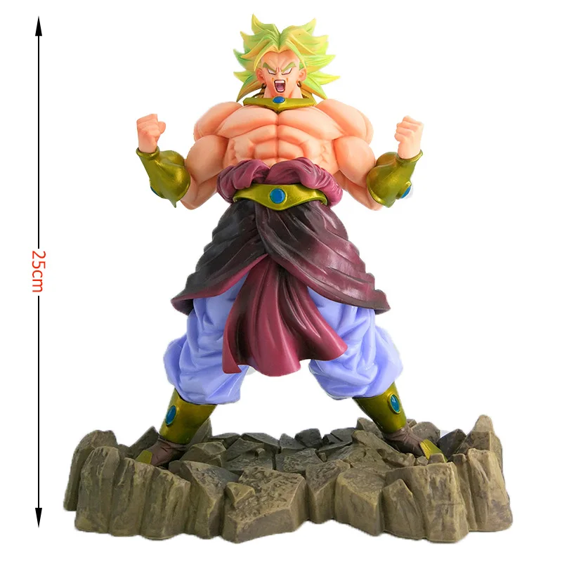Dragon Ball Z Super Senshi Broly Super Saiyan ПВХ Коллекционная Фигурка Драконий жемчуг фигурка модель игрушки