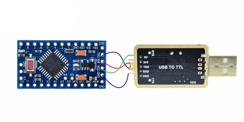 TZT CH340 модуль вместо PL2303 CH340G RS232 к ttl модуль обновления USB к последовательному порту в девять щеток для arduino Diy Kit
