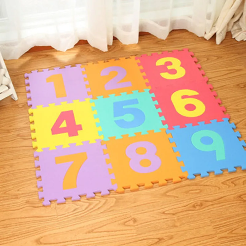 10pcs/set Baby Play Mat Developing Crawling Rugs Babies Puzzle Toy Mats Playing Carpet Gift For Kids | Игрушки и хобби