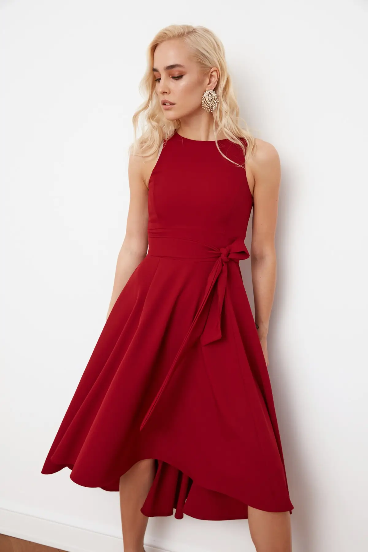 

Trendyol Belted Dress TPRSS19FZ0068