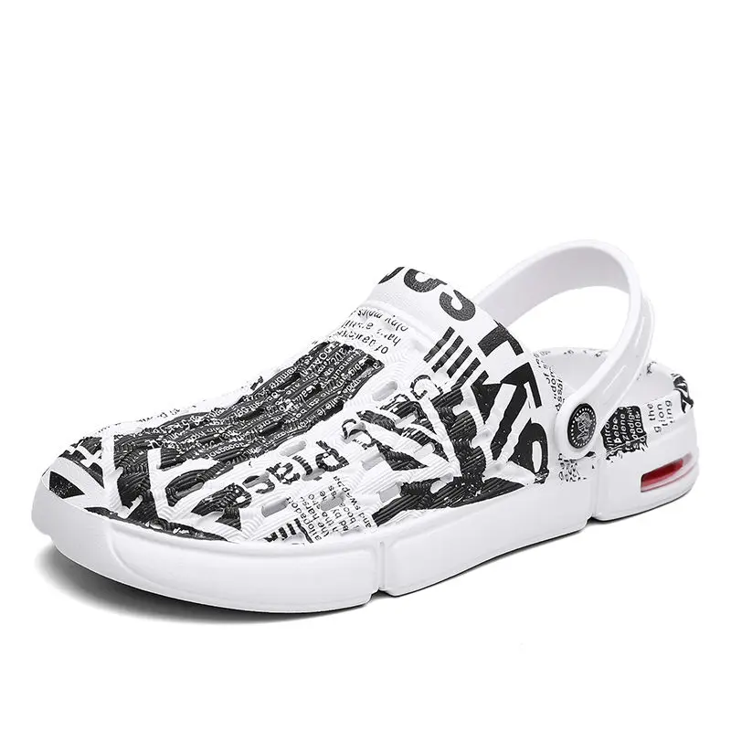 

Летние модные мужские шлепанцы на плоской подошве, трендовые повседневные мужские серые пляжные шлепанцы, смешанные цвета, резиновые шлепа...