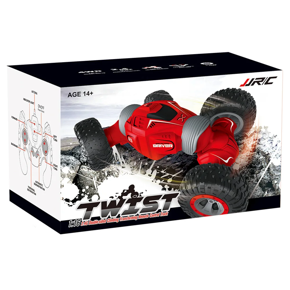 JJRC Q70 двусторонний привод Радиоуправляемый автомобиль 2,4 ГГц 4WD Twist-deserte автомобили Внедорожные багги игрушка высокая скорость скалолазание RC автомобиль