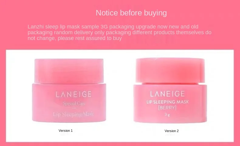 Увлажняющий крем для губ в Корейском стиле сна ночное время розовые подмышки