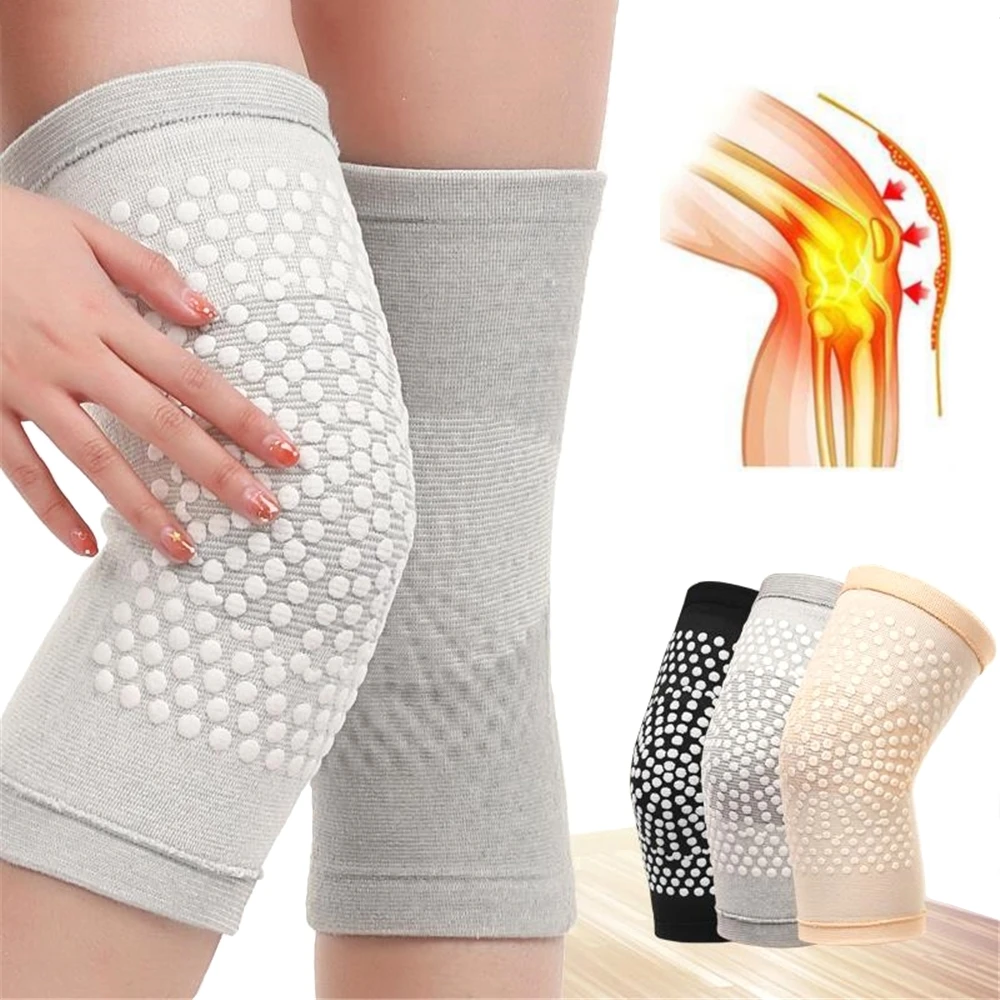 Jual Arthritis Sendi Pereda Nyeri Sabuk Pemulihan Cedera Pijat Lutut Penghangat Kaki 2 Pemanasan Sendiri Mendukung Bantalan Lutut Hangat Untuk