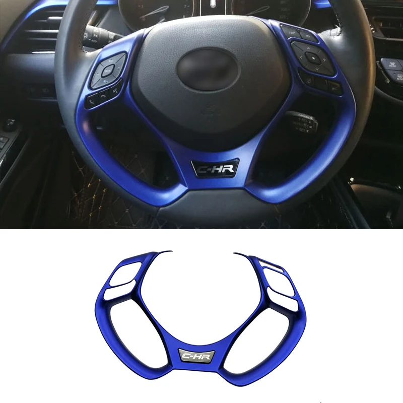Наклейка на руль с блестками накладка наклейка s внутренняя отделка для Toyota C Hr Chr