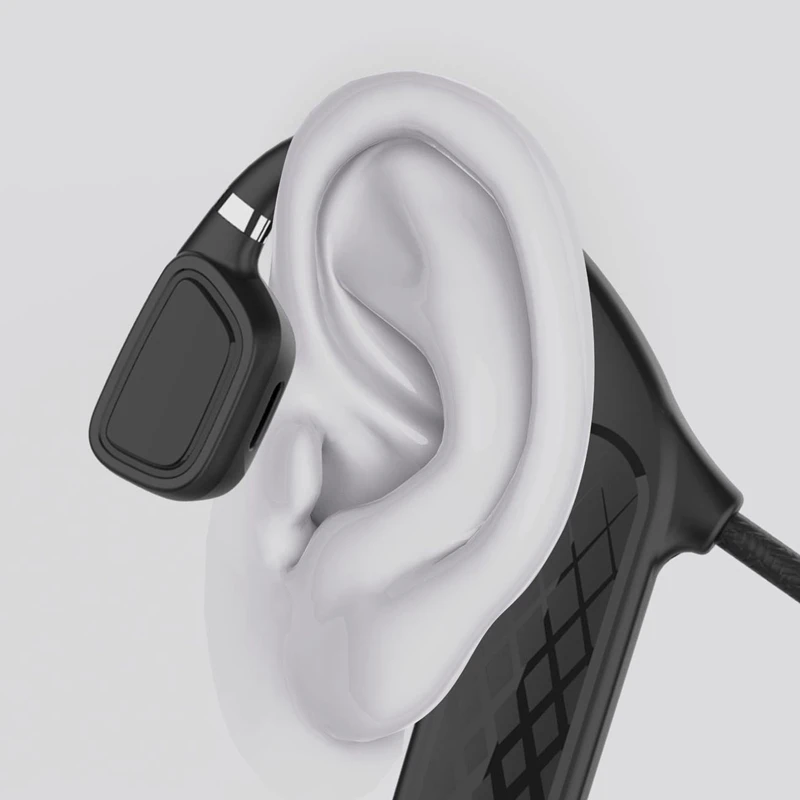 

Bluetooth 5.0 Headset MD04 Bone Conduction Headphones Bluetooth 5.0 Wireless Sports Earphone Stereo Hands-Free with Mic