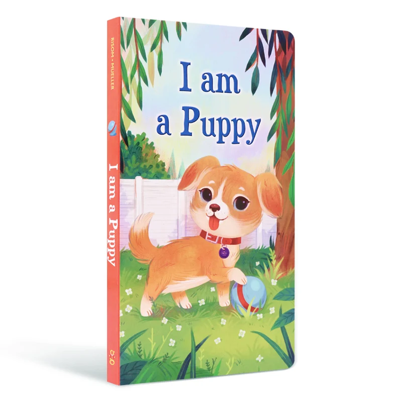 Детская книга с рисунками на английском языке I Am A Puppy классическая Книга Истории