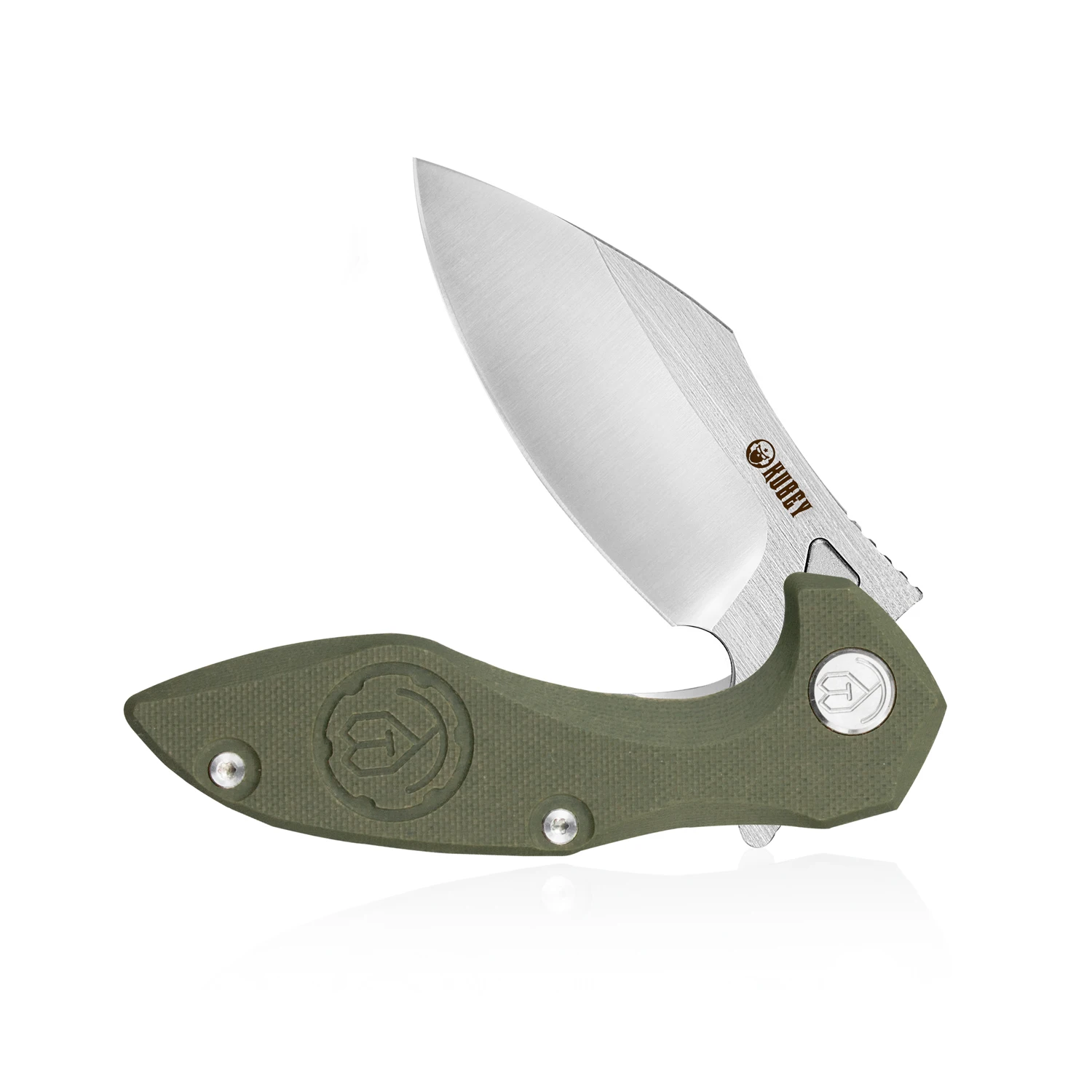 Kubey EDC с откидным верхом Ножи AUS 10 лезвие G10 ручка открытый карманные ножи зажим из