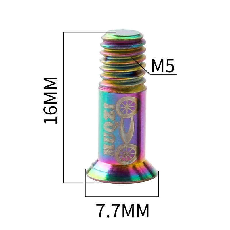 

MUQZI 2PCS Titanium Guide Wheel Screw for Bicycle Rear Derailleur Fastening Bike Bolts