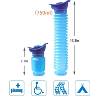 750ml outdoor portable urine bag mini toilet for travel training foldable camp hiking potty for children women men