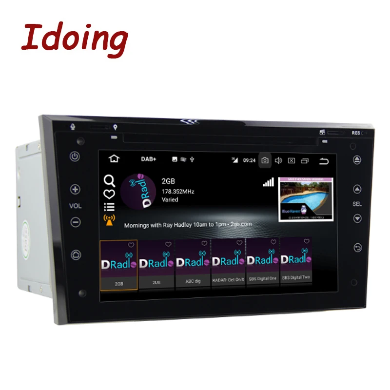 Idoing 4G + 32G Android9 2Din для Opel Vectra Corsa D Astra автомобильный мультимедийный ТВ диск с