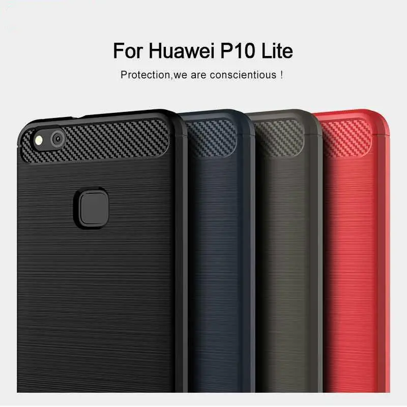

Fashion Shock Proof Soft Silicone 5.2"For Huawei P10 Lite Case For Huawei P10 Lite Cell Phone Case Cover