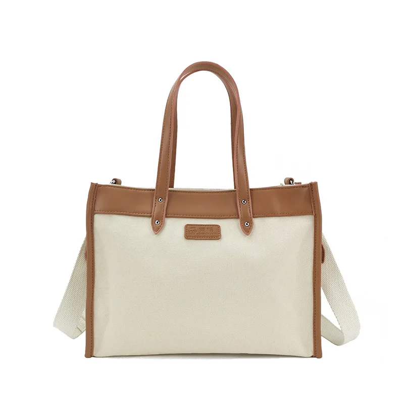 

2020 new Simplicity High capacity Commuter bag Art canvas Shopping Bag Single shoulder Generous bag Cute side bag