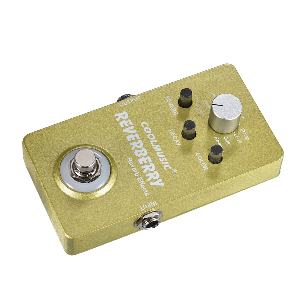 Electric Guitar Digital Reverb Effect Pedal with 9 Effects True Bypass Full Metal Shell | Спорт и развлечения