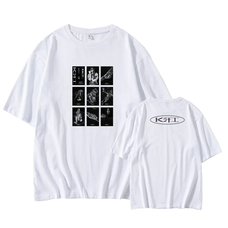 Новое поступление kpop Кай из группы exo альбом же фото печать футболка унисекс