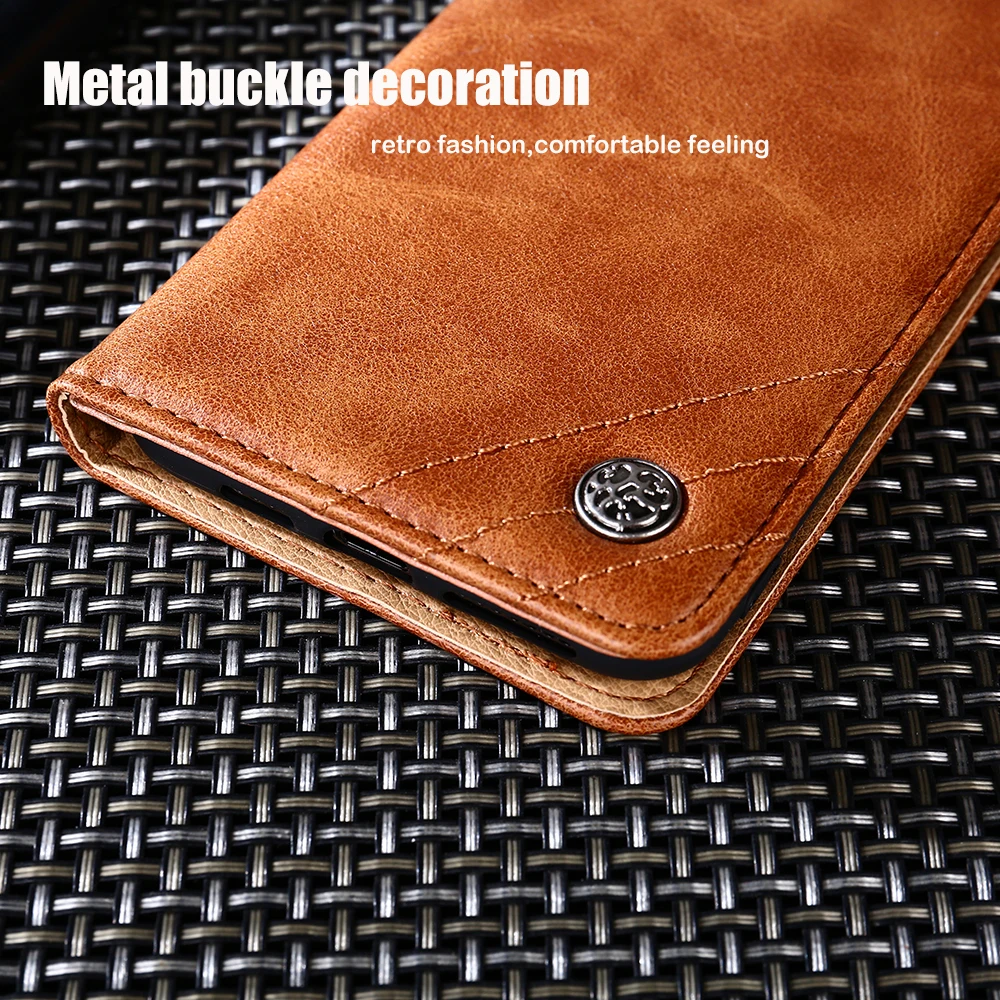 Leather Case For Xiaomi Redmi Note 9S Card Holder 9 Book Phone Cover Pro Max note9 Wallet Flip | Мобильные телефоны и