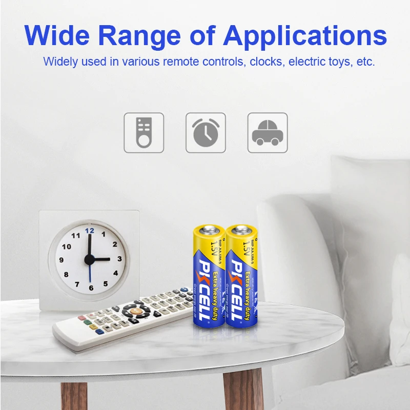 60 шт. PKCELL R6P UM-3 батарея 1 5 в AA углеродная обязанность первичные сухие батареи для