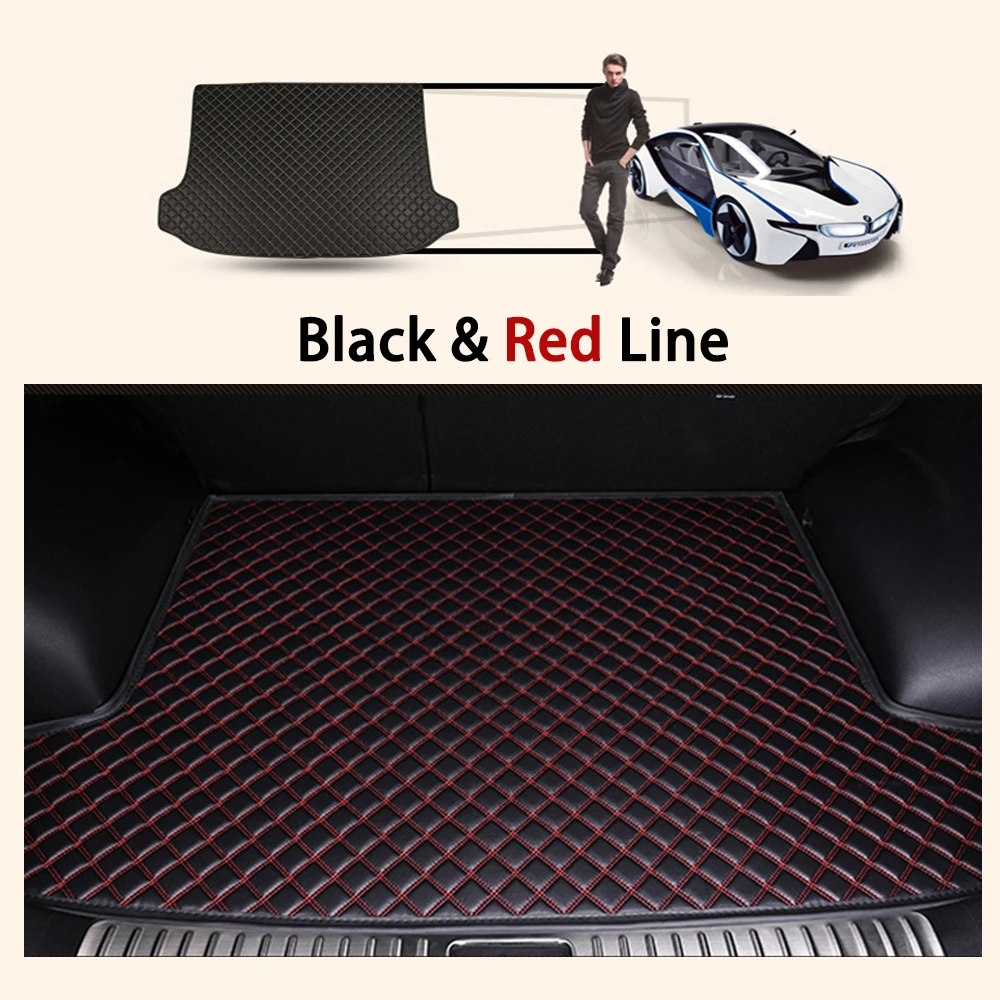 1pcs Leather Car Trunk Mat Cargo Liner Tray Boot Cover Pad for BMW F20 1 Series 2011-2016 2017 2018 2019 Auto Accessories - купить по