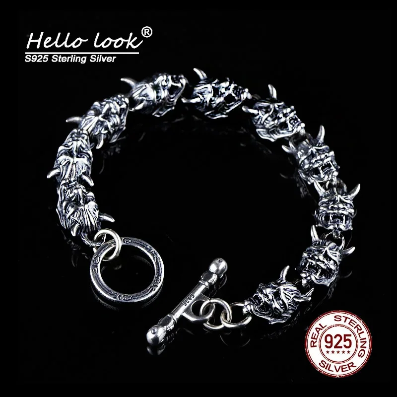 

Браслет HelloLook в готическом стиле с рисунком черепа
