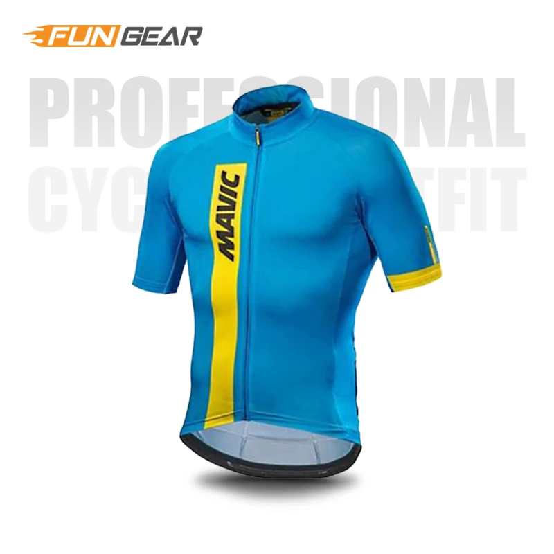 Cycling jersey Ropa Ciclismo Mavicing велосипедная форма, комплект одежды для велоспорта, Мужская Джерси с коротким рукавом, одежда для шоссейного велосипеда, одежда для гонок, быстросохнущая - Цвет: Cycling jersey
