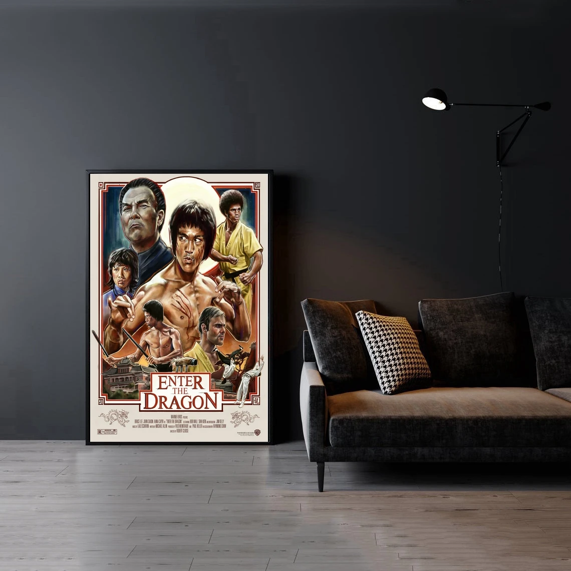 

Enter The Dragon Bruce Lee Classic Kung Fu Movie Poster