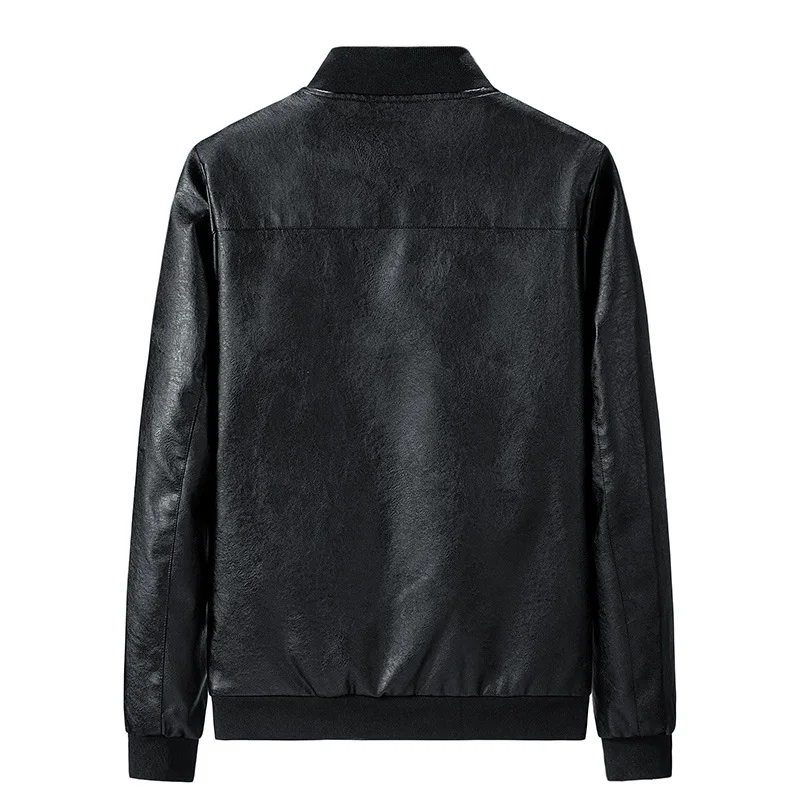 Мужская кожаная куртка Woodvoice Брендовая верхняя одежда из искусственной кожи