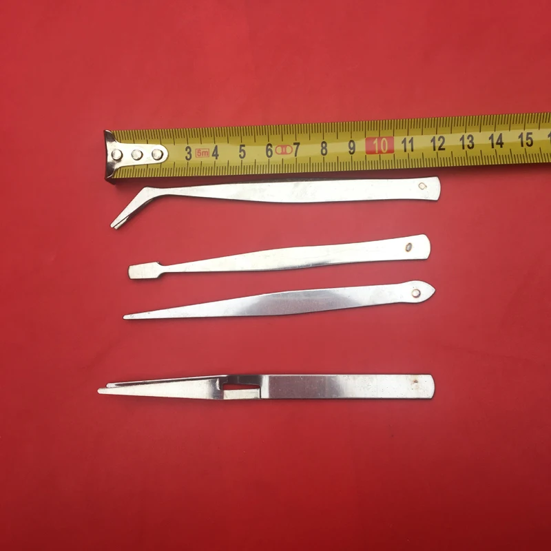 4 шт./компл. точные пинцеты из нержавеющей стали толстые электронные щипцы для
