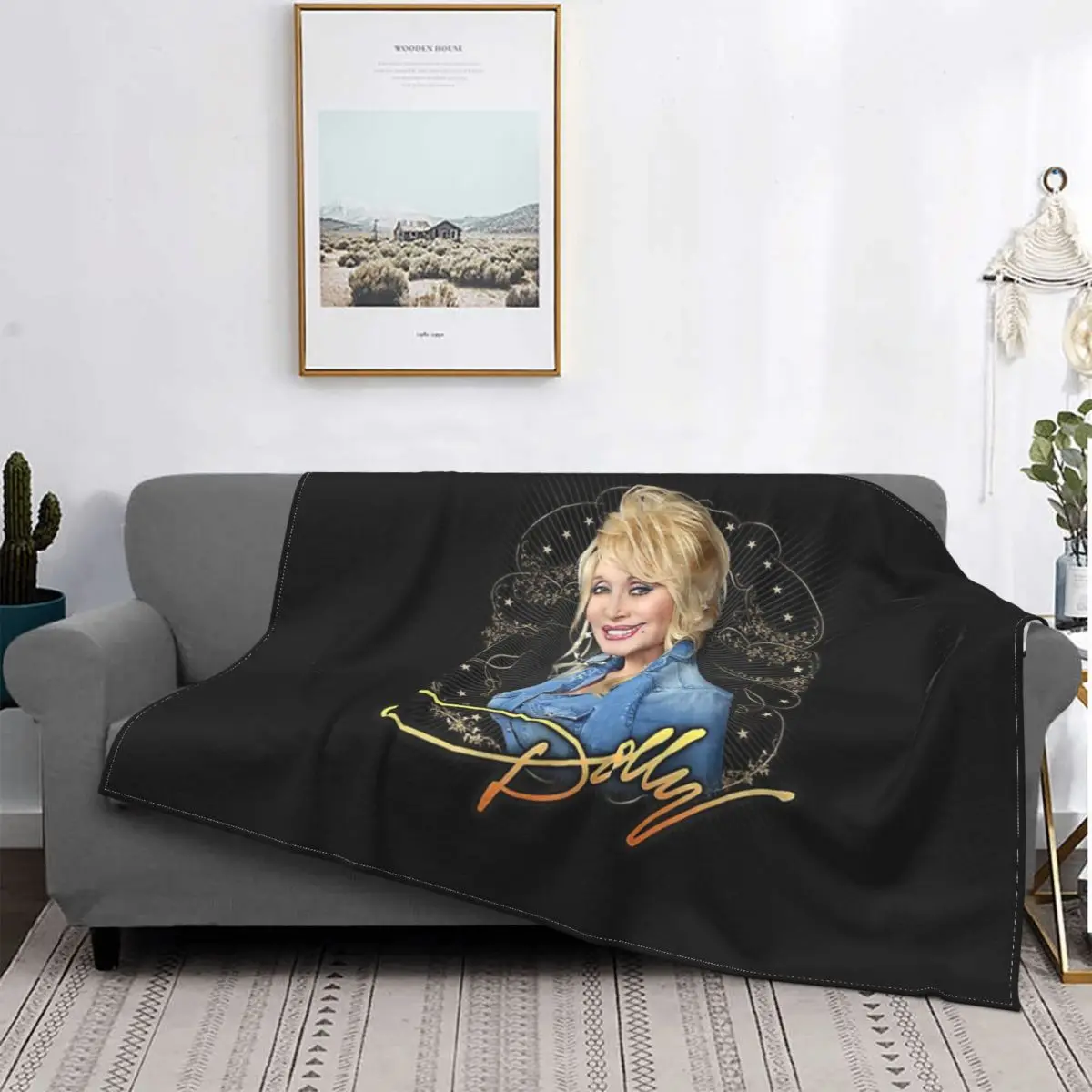 

Dolly Parton-Manta Vintage de ajuste holгаto para cama, edredones a cuadros, manta Kawaii para Baby