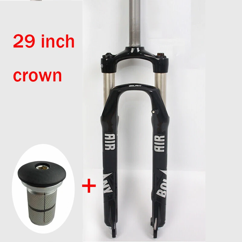 model 2 BOLANY MTB fork 26" 27.5''/29'' Crown Suspension Fork Air Straight/Tapered 1-1/8 Disc Brake Mountain Bike Forks Lightweight - Цвет: model 2