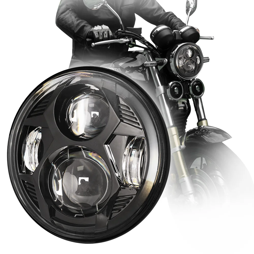 

Светодиодная круглая фара Osram для мотоцикла, 5,75 дюйма, 51 Вт, H/L луч, для Triumph Speed Triple, 2005-2010 Rocke, 5-3/4 дюйма