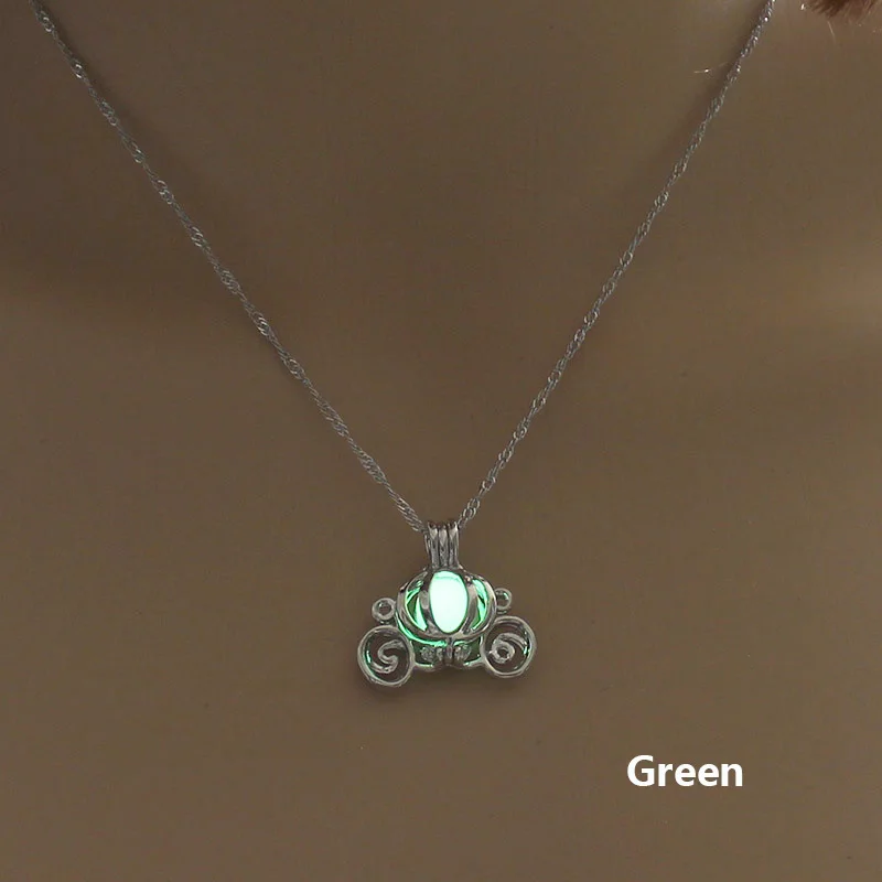 Светящееся ожерелье с подвеской в виде тыквы для женщин девочек детей светящееся